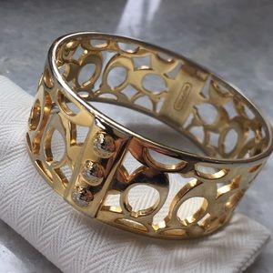 Gorgeous Gold Coach bangle!